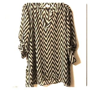 Striped Tunic Blouse